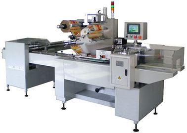 Commercial Food Packaging Machine , Flow Packing Machine Without Tray 220v